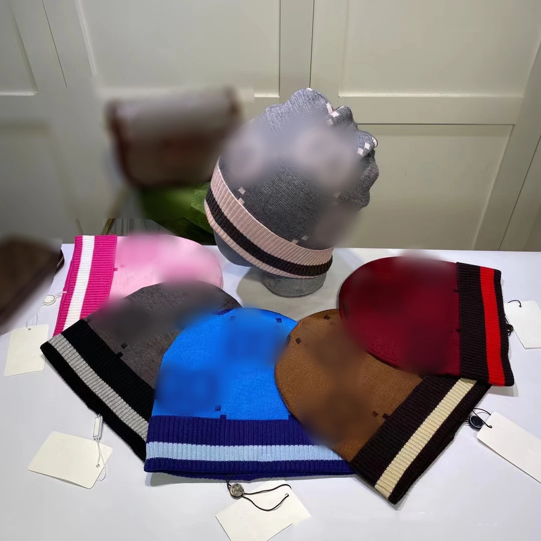 Wholesale designer hats winter fashion woolen knit beanie for women