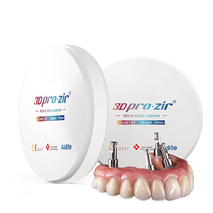 Aidite Zirconium Ceramic Disks cercon health material zirconium 3D multilayer block dental zirconia