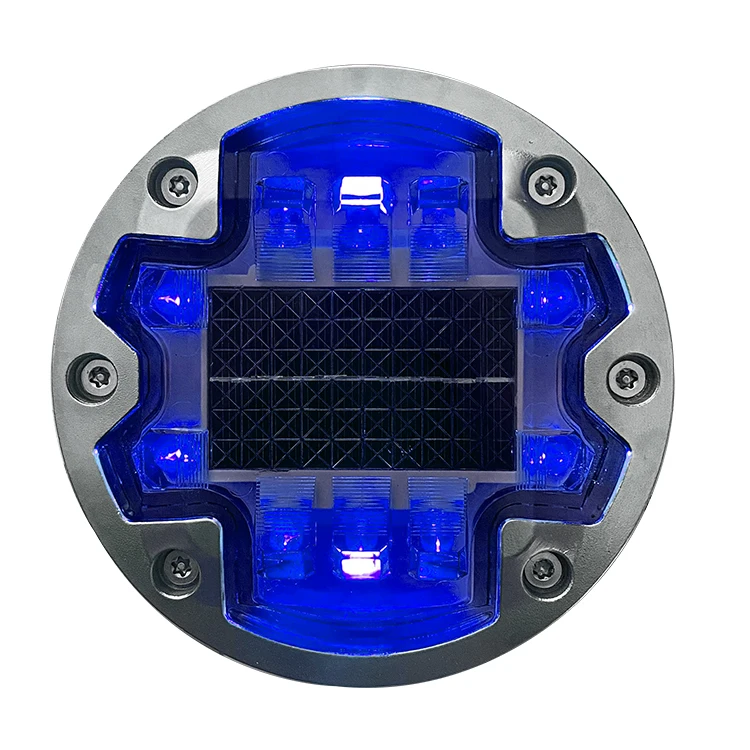 Source Factory Aluminum Traffic Sign Solar Strobe Light Road Stud Road Safety Solar Road Stud