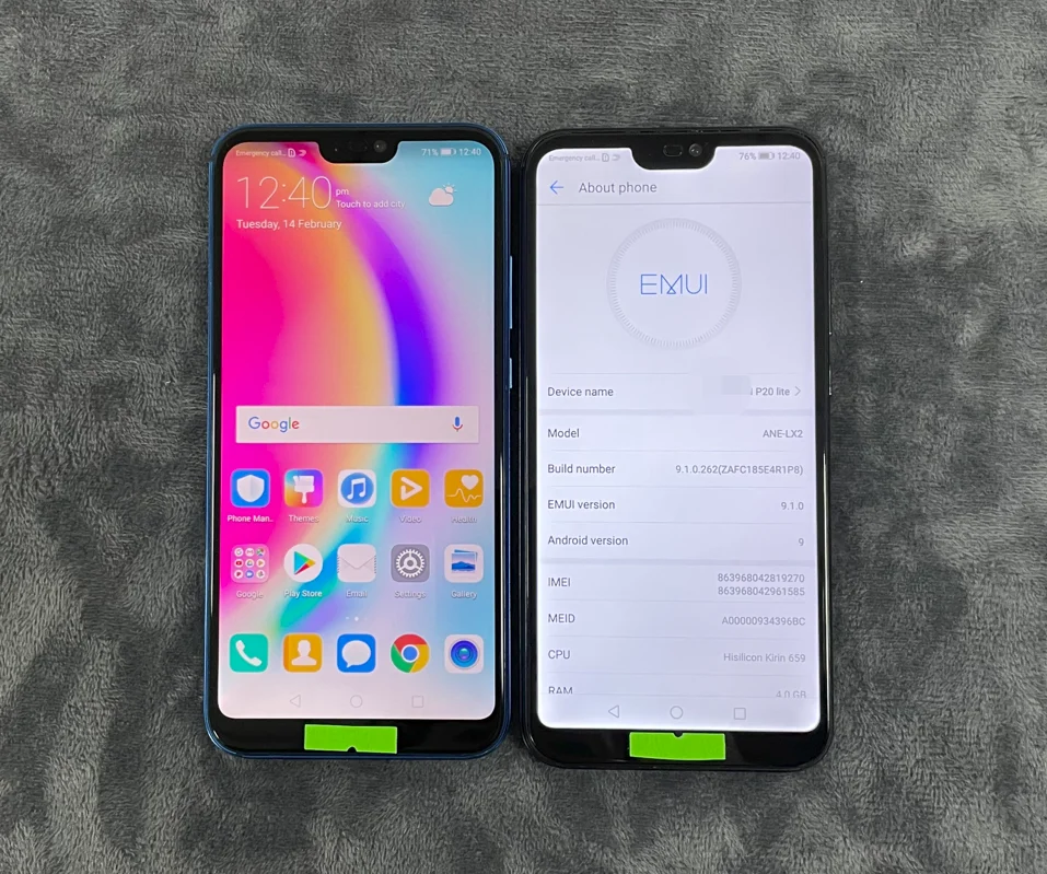 Бывший в употреблении мобильный телефон оригинальный для Huawei p20 lite P20 pro глобальная версия Android