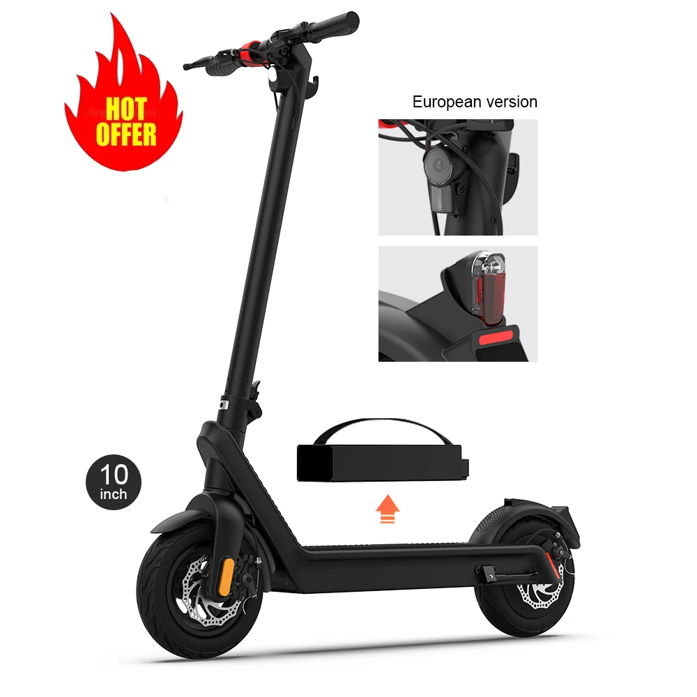 EU warehouse cheap Buy X9-promax two wheel Fold E-scooter Self-balancing EEC COC Waterproof Electric Scooters Adult In Turkey