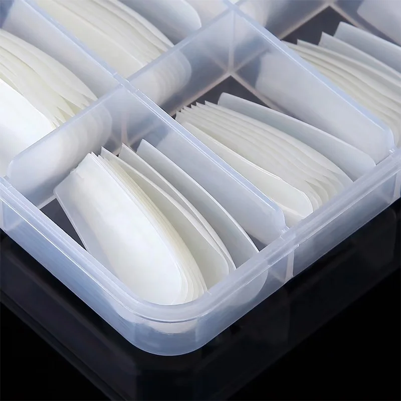 Professional Fashionable High-Quality Boxed 100 Long Ballet False Nail Sets With Full Coverage
