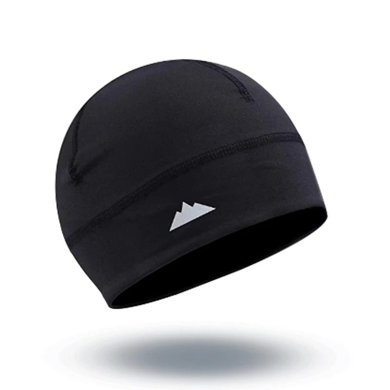 Warm men running beanie helmet lining suitable for wearing beanie under the helmet