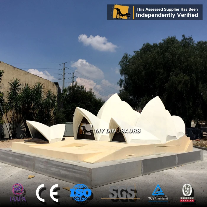 MYDINO Mini Park Scaled Model Fiberglass Sydney Opera House