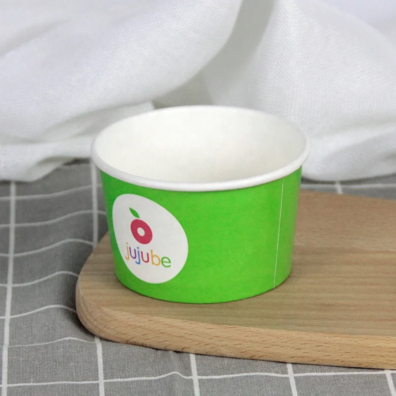 Flexo Printing Paper Cup Custom Safe Quality Paper Wall Ice Cream Paper Bowl For Frozen Yogurt Or other Food