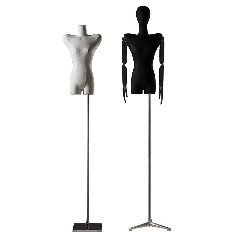 Clothing store  shoulder mannequin female large flat shoulder  shop upper-body female mannequin