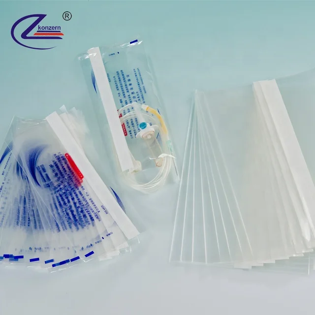 disposable medical supply sterilization infusion set pouch bags