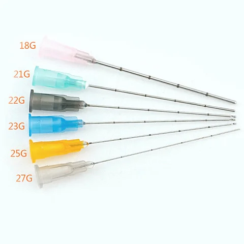 High quantity  micro cannula needle 30G27G25G23G22G for filler Sculptra dermal filler plastic facial Surgery injection sculptra