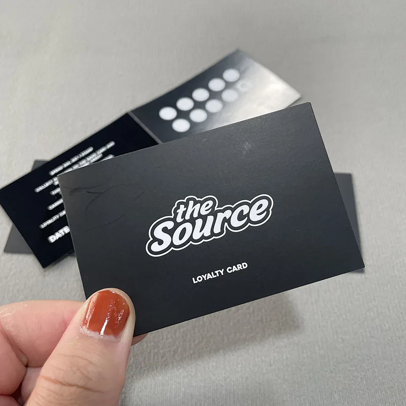 Custom Printed Business Cards With Logo Low Minimum With High Quality Printing Packaging & Printing Services Thank You Post Card