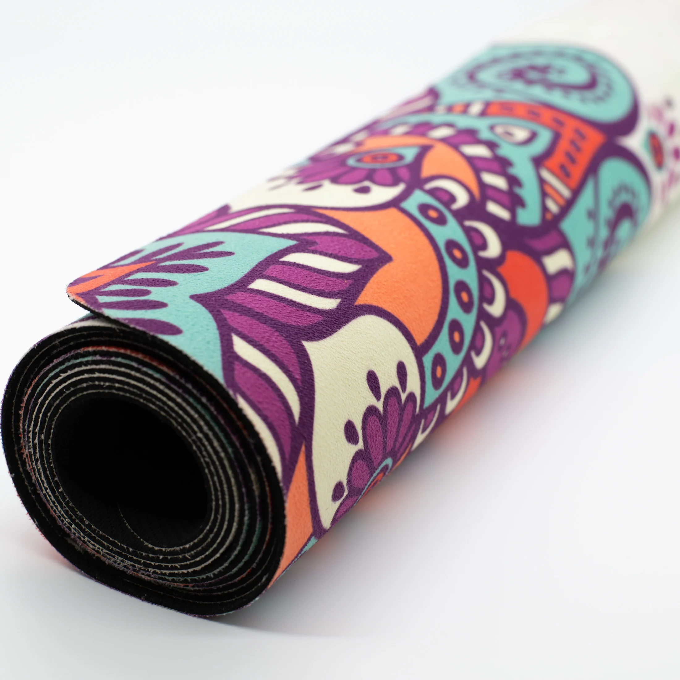 High Quality Recycled 100% Polyester Printed Warp Knitted Suede Fabric for Yoga Mats Crafts and Interior Decoration