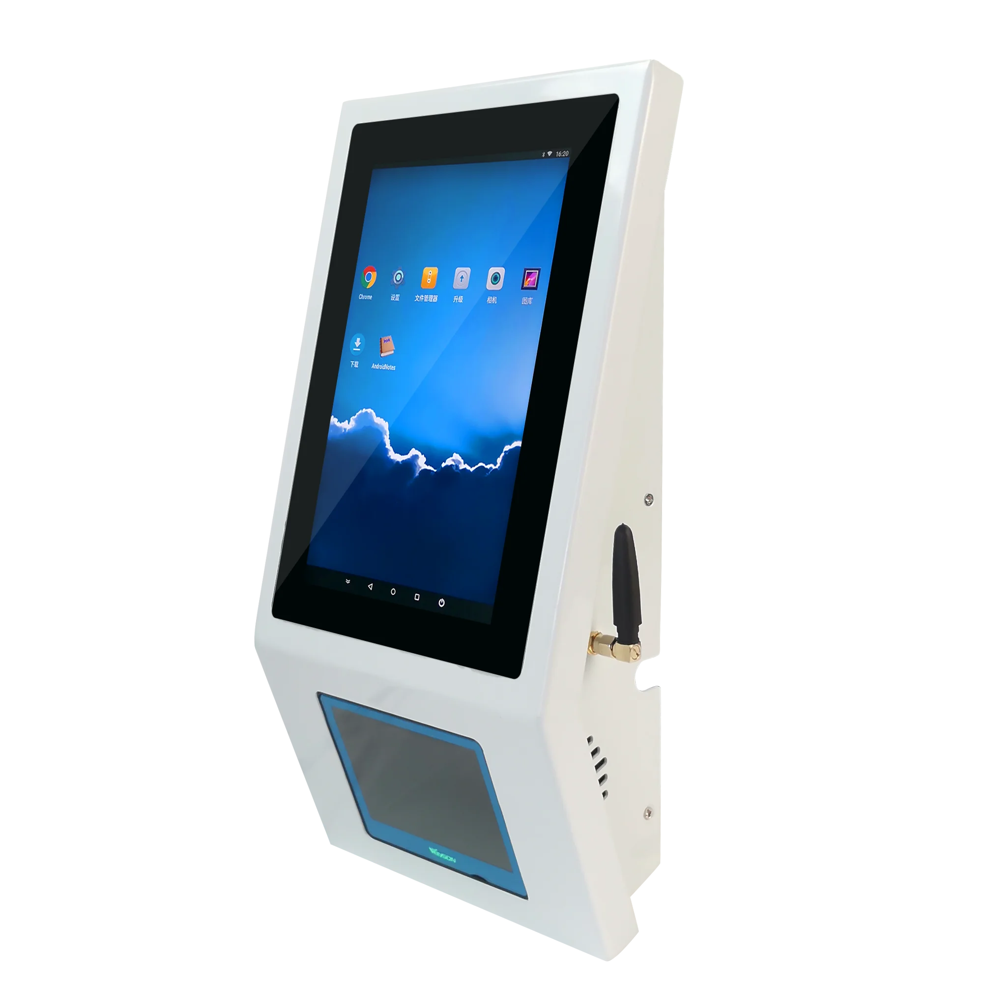 Self order ticket machine with cash restaurant/supermarket pos system management ticket print kiosk