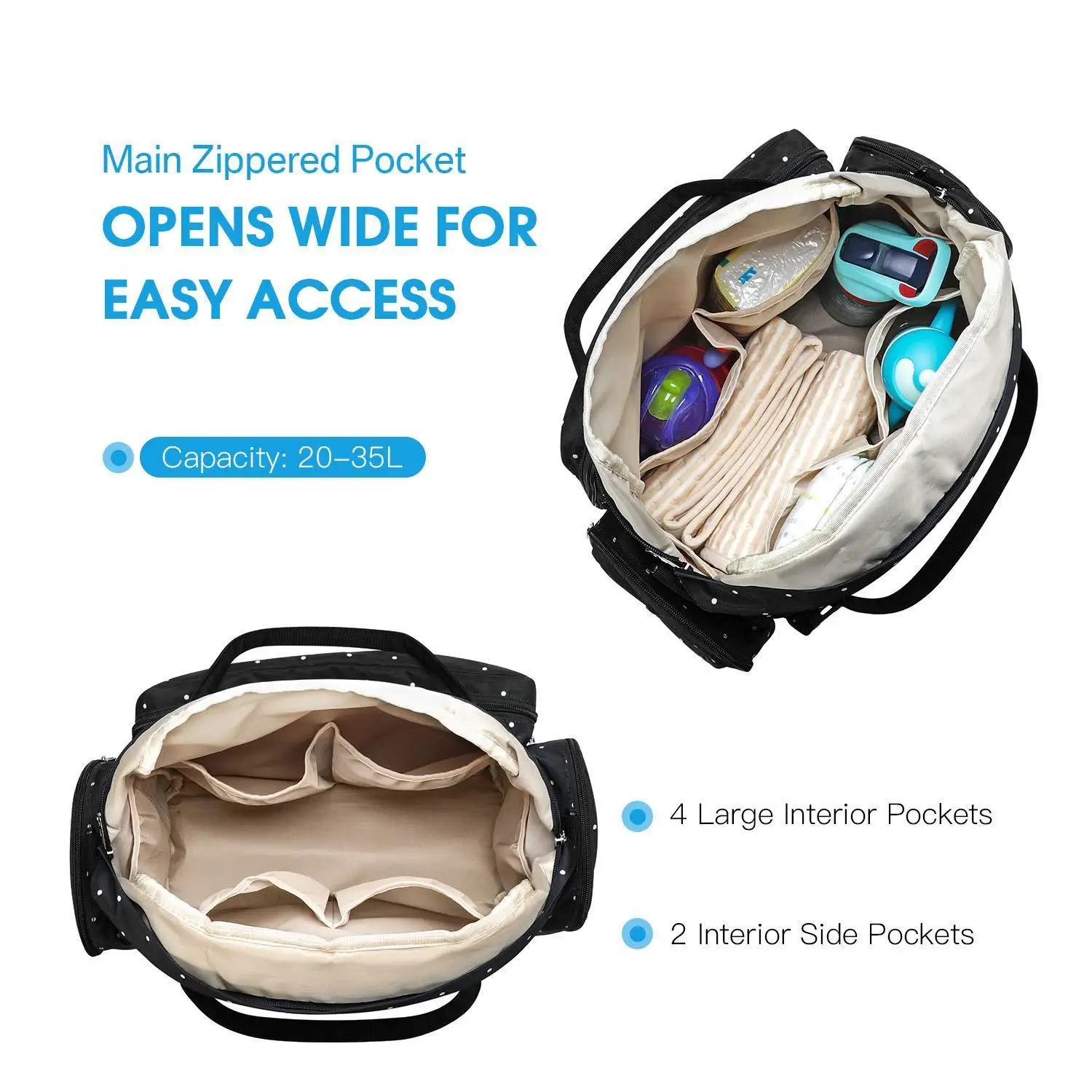 Custom logo Good Quality Baby Travel Maternity Nursing Backpack Foldable Baby Bed Mommy Nappy Diaper Bag with Bed Bassinet