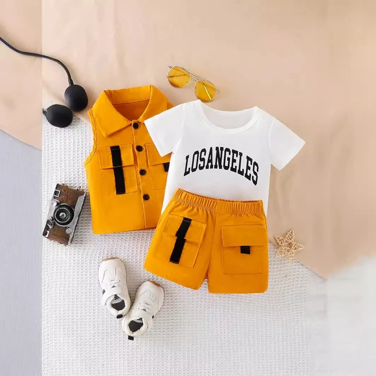 Children Clothing Summer Boutique  1-3 Years 6 Month Baby Boy Clothes 9-12 Month