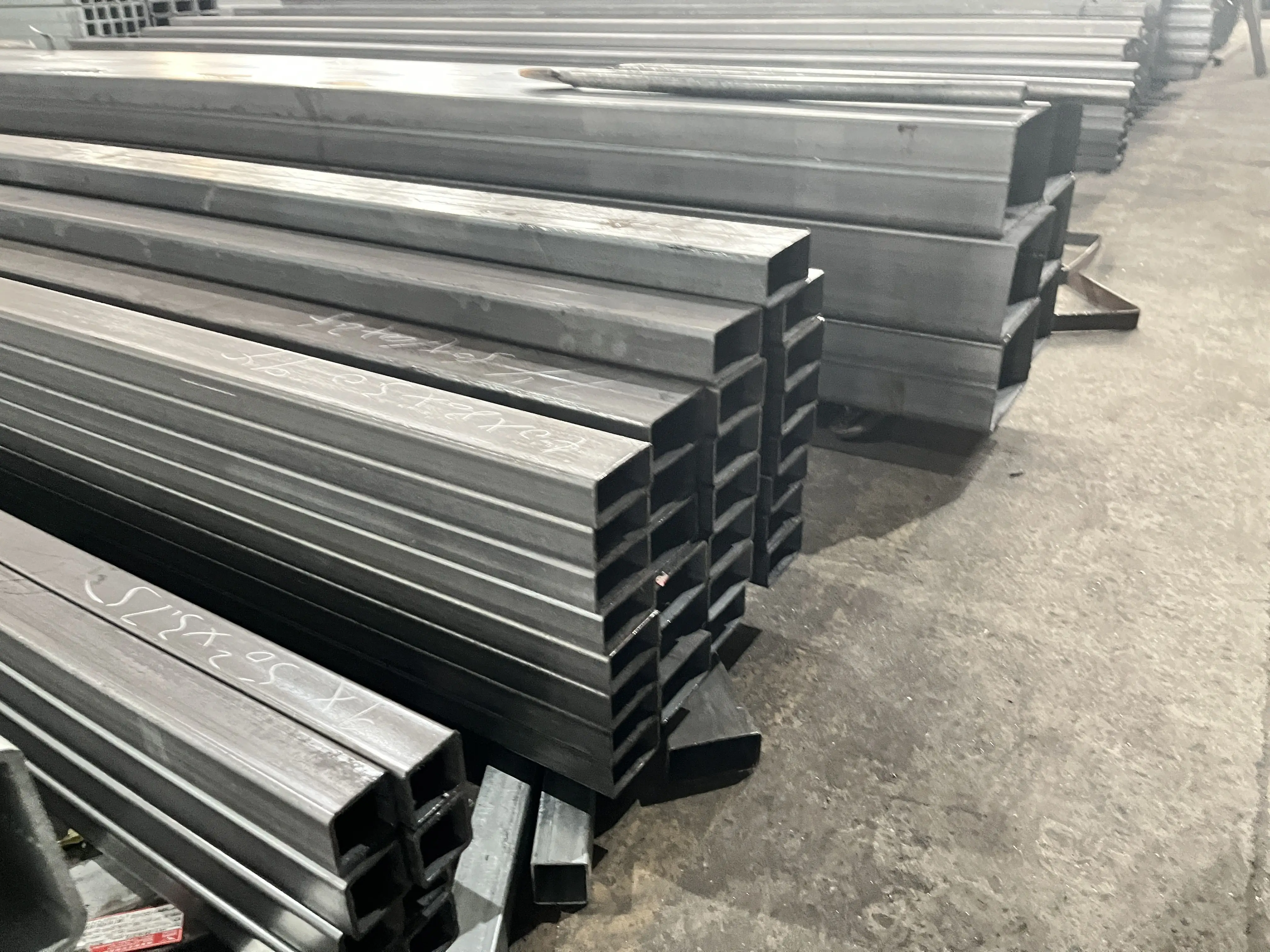 Astm steel 3 inch profile ms square tube galvanized square and rectangular steel pipe