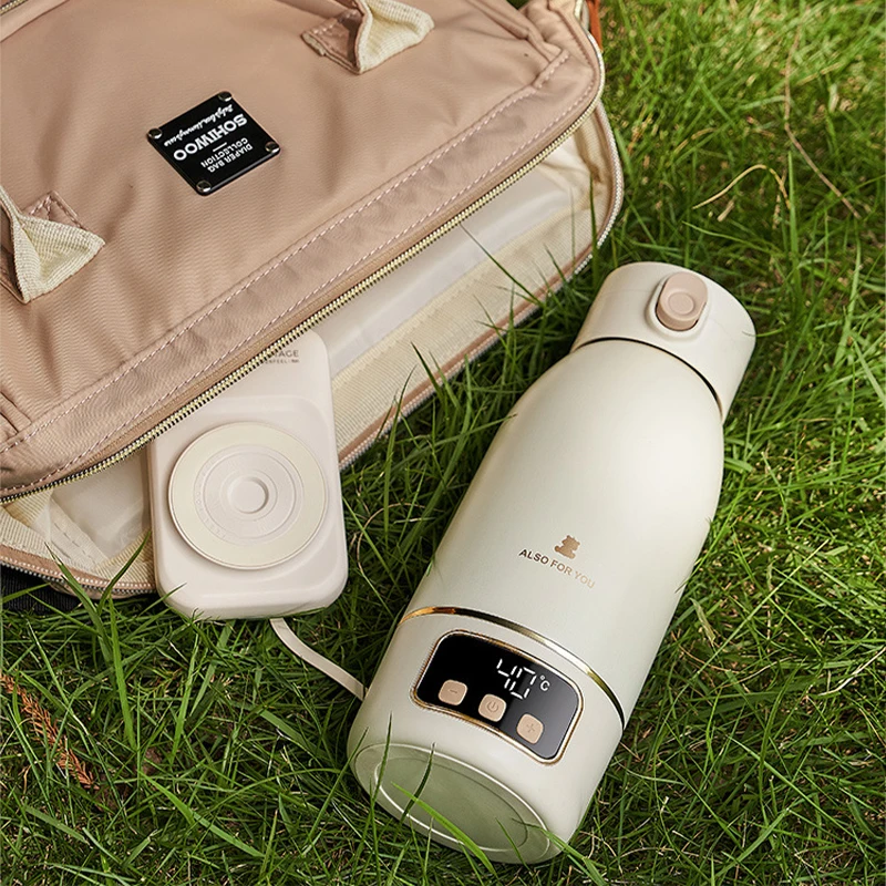 Travel electric single feeding kids milk 3 Level USB Portable milk water Heat Baby Feeding Bottle Warmer