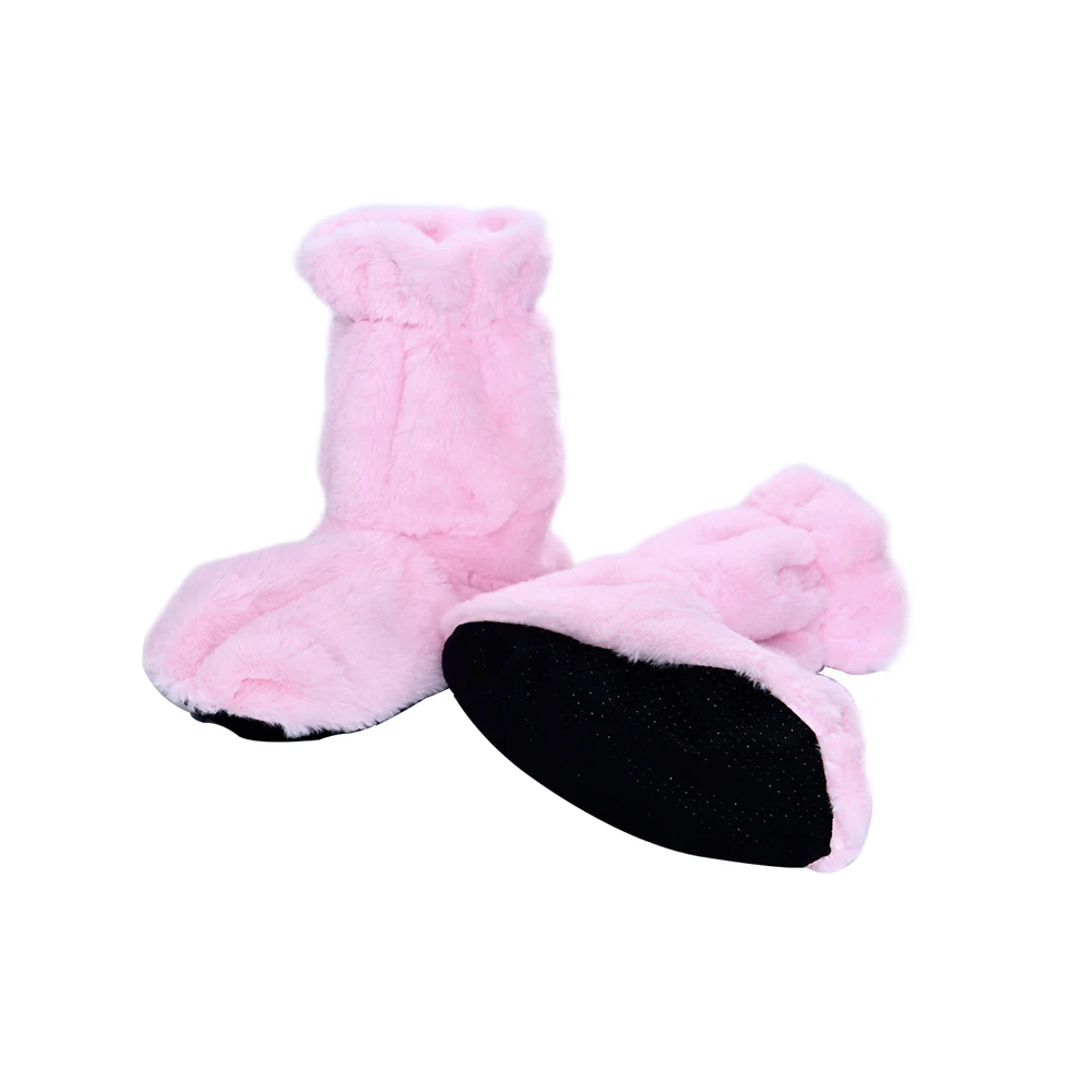 Factory Microwave Heat Lavender Spa Booties Microwavable Heated Slippers Shoes Foot Warmer for Rehabilitation Therapy