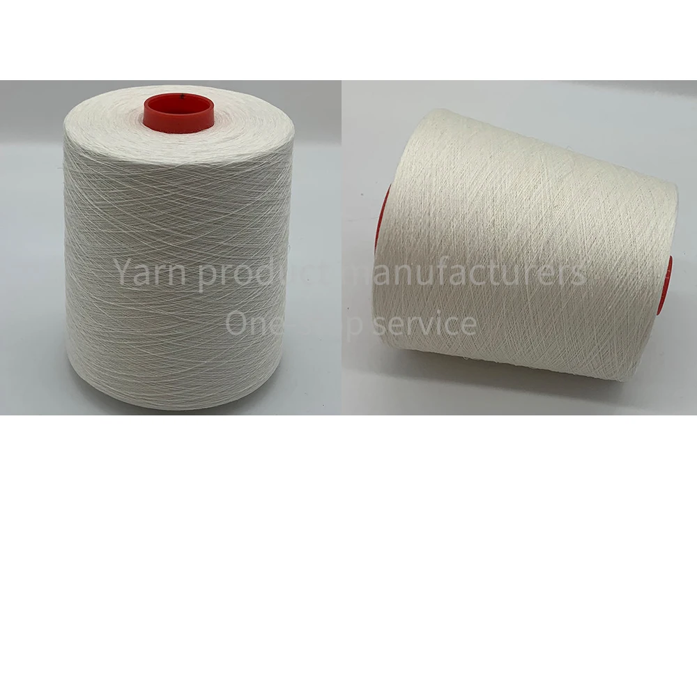 High Tenacity Anti-Static Blended Yarn 80% Polyester 20% Triacetate Natural Wrinkle-Resistant for Embroidery