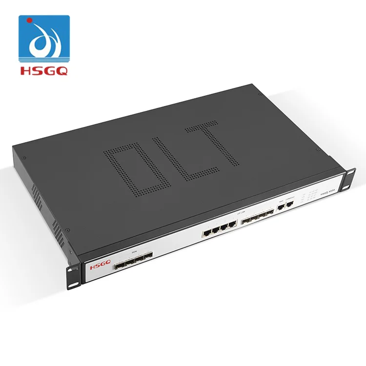FTTH OLT волоконно-оптический HSGQ-XE04 Uplink 4 шт. 10 г SFP порт 4PON