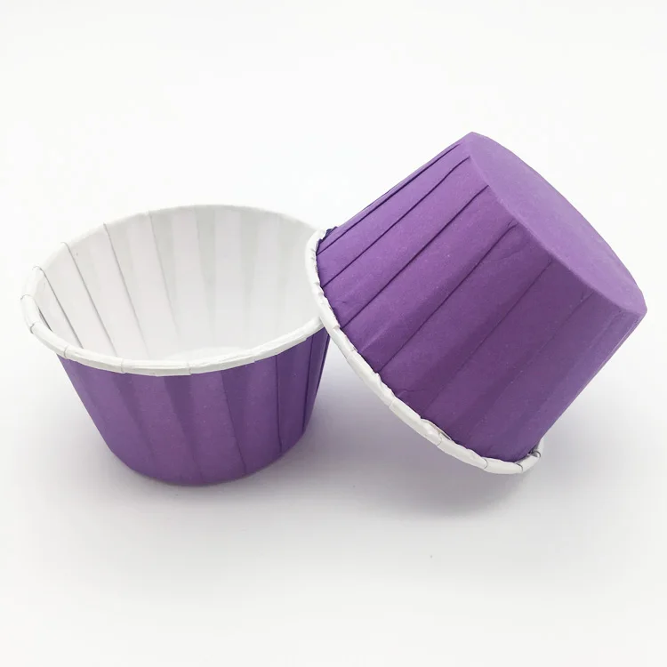 
Disposable Heat Resistant Cake Cups ,Single Wall Bread Muffin Paper Liners 