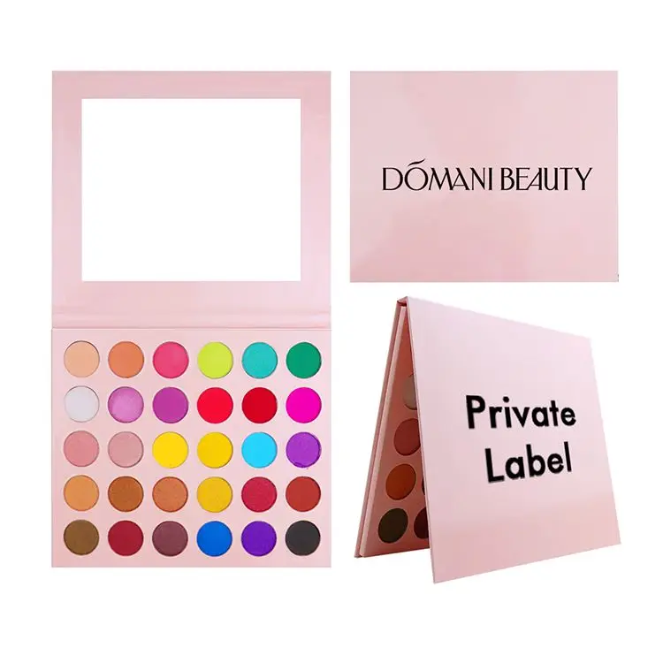 Oem Odm Wholesales Vendor 30 Colors Pink Vegan High Pigment Makeup Custom Cheap Private Label Eye Shadow Eyeshadow Palette