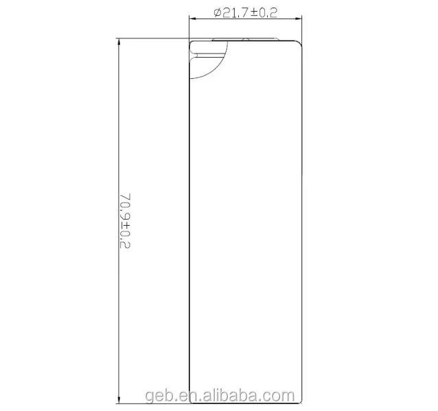 Authentic 3.7V Molicel INR 21700 4200mAh 45A discharge current P42A rechargeable li ion battery for Molicel-P42A