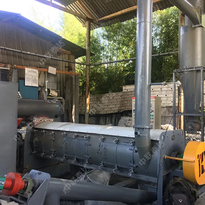 Newest Design 3TPH Nickel Metal Sludge OSC Air Swept Rotary Drum Dryer Heated By Oil Used For Nickel Extraction