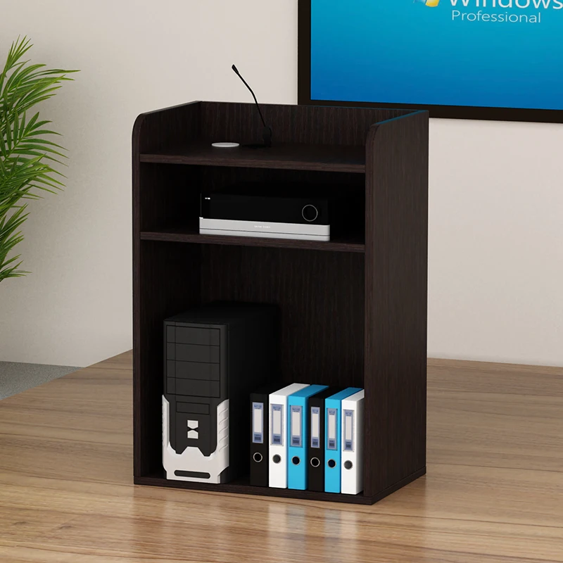 Factory Wooden Office Furniture Counter Front Reception Desk Hospital Restaurant And Hotel Use