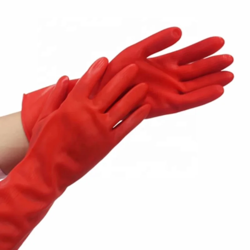 Shianku Food Grade Industrial Chemical Resistance Thickened Work Safety Rubber Latex Gloves