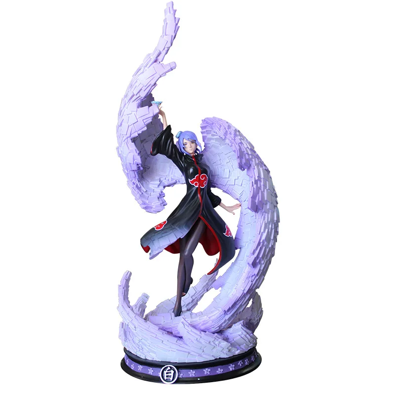 Hot selling Anime Shippuden Akazuki Konan Action Figure 36cm PVC Model Toys Character Figurines