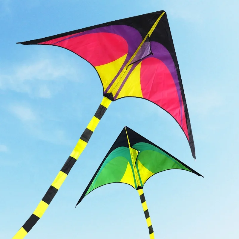 Hot Sale New Model Polyester Delta Kites Flying Outdoor Toys for Adults Children Fiberglass Frame Fabric Material for Decoration