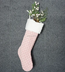 Yating Wholesale Christmas Socks Christmas Stocking Santa Claus Xmas Decoration Christmas Socks