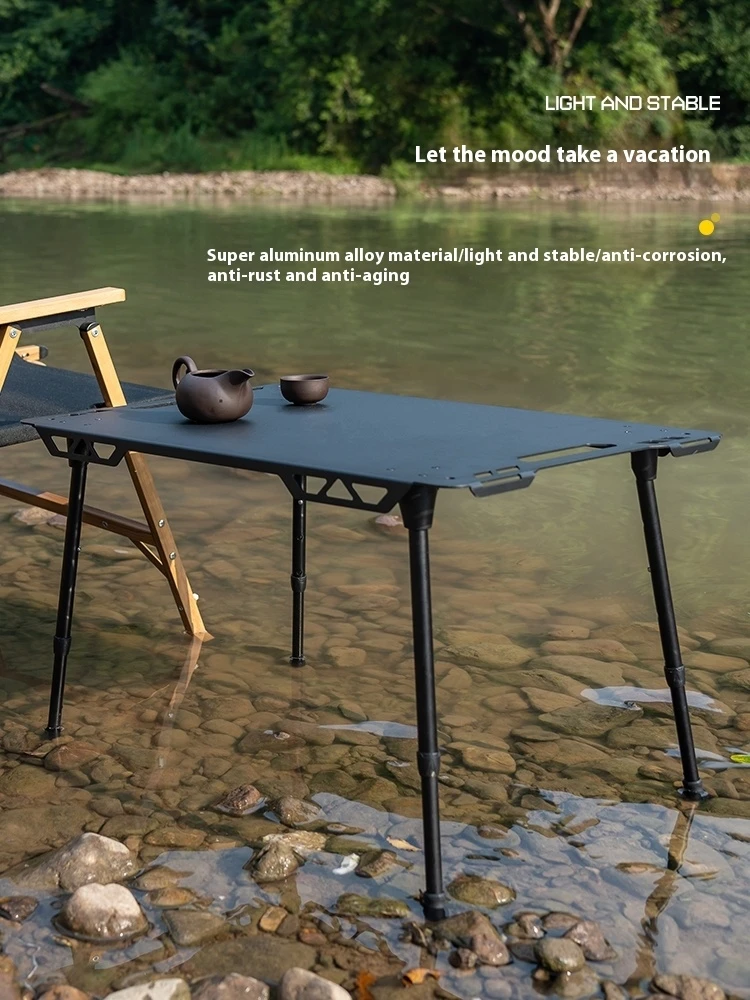 TF Hanging Rack Portable Square Aluminum Cooking Picnic Tactics IGT Foldable Camping Outdoor Table