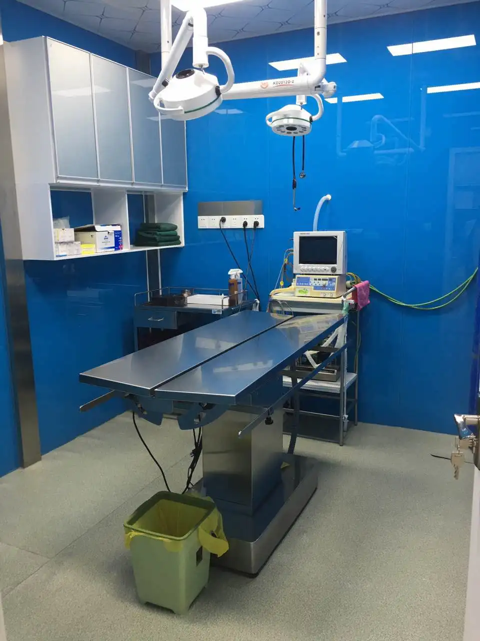 High Quality Veterinary Surgical Table Adjustable Angle V Top Veterinary Operating Table