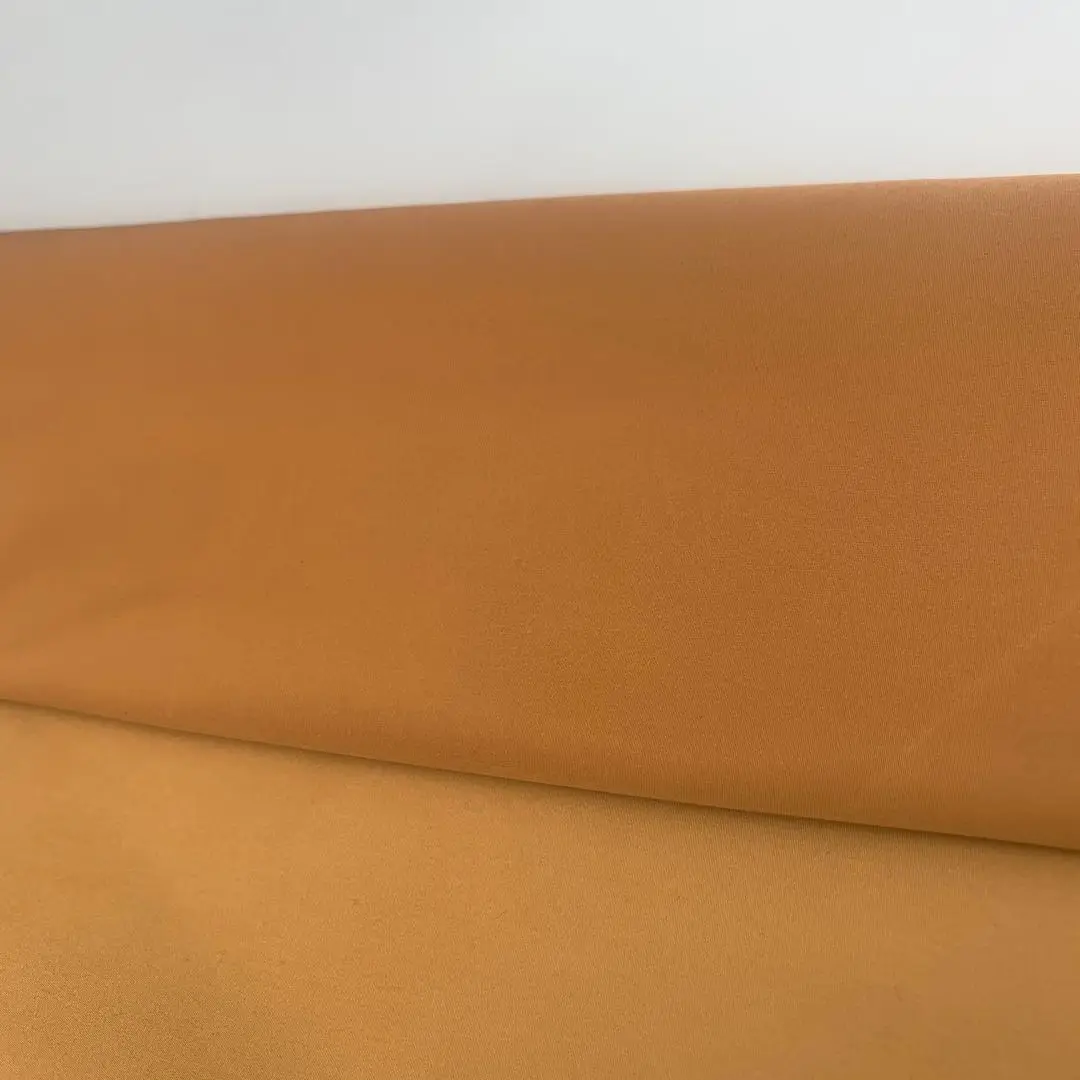 Polyester PA coated cotton velvet-like memory fabric for jackets and outdoor wear