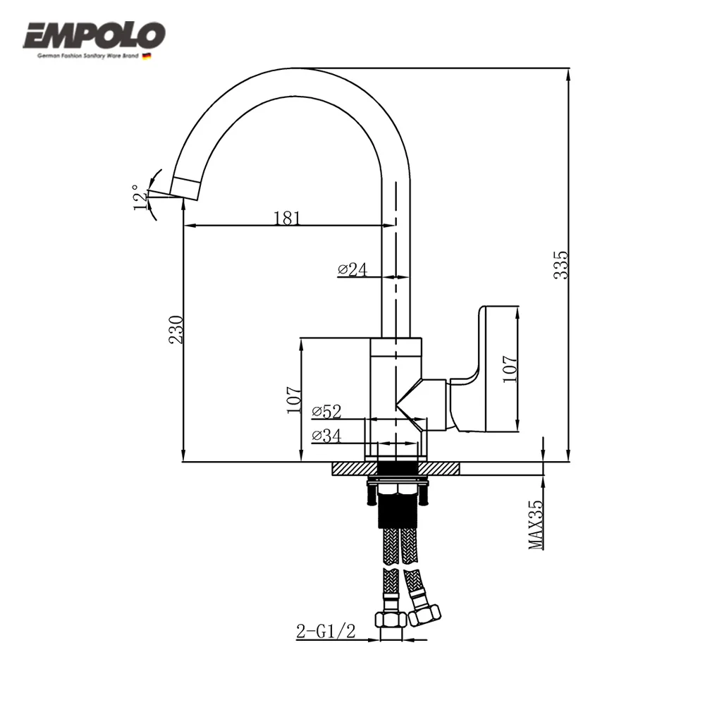 Taps Manufacturer brass kitchen tap 360 hot and cold water sink mixer tap