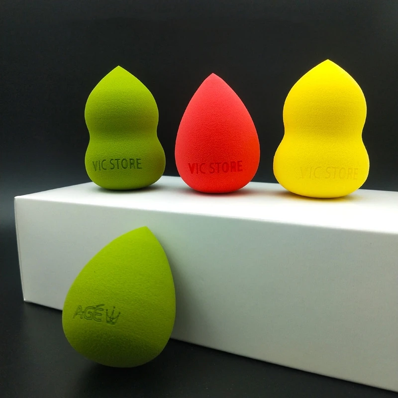 Custom Portable Travel Size Beauty Sponge Multi-Color Beauty Eggs Latex Free Soft Makeup Sponge