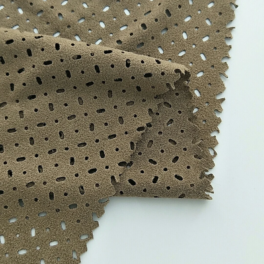 Самая популярная трикотажная замшевая ткань из спандекса для женской одежды