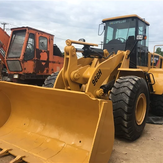 6 тонн CAT 966h Подержанный погрузчик колесный лидер продаж низкие рабочие часы