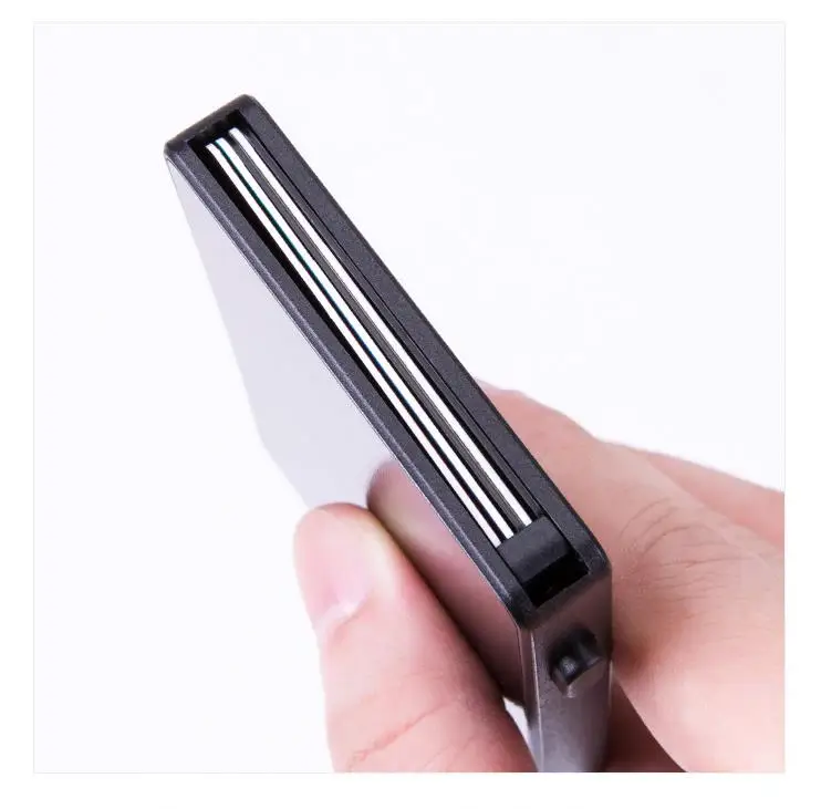 Hot Sale Aluminum Alloy RFID Blocking Credit Card Case Box Anti-degaussing Wallet Multi-colors Accept Custom Logo