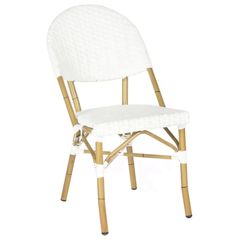 Rattan outdoor French Style Bistro Chair  used for restaurant