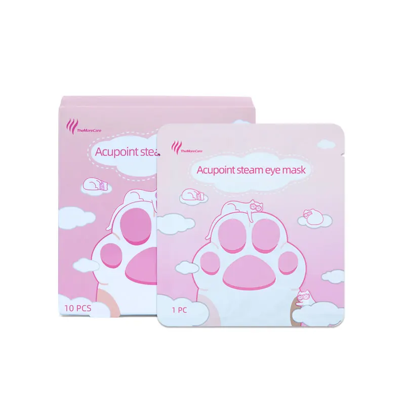 Trending high quality acupoint hot compress self heating steam eye mask