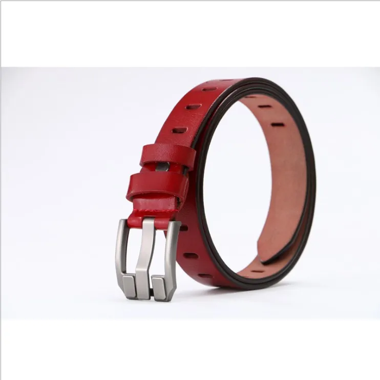 Wholesale High Quality Adjustable PU Leather Belt with Alloy Buckle for Ladies