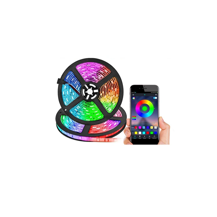 Водонепроницаемая гибкая светодиодная лента 5050 Rgb 220V подсветка