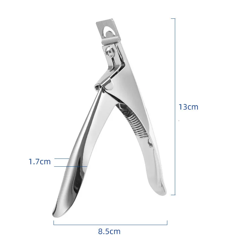 Nail scissors and colored titanium French u-shears  false nail clippers stainless steel nail clippers