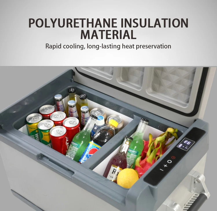 Amazon Hot Sale Oem Odm 36L 46L Mini Car Refrigerator Fridge Portable 12V 24V , Outdoor Camping Mini Car Fridges Freezer For Car