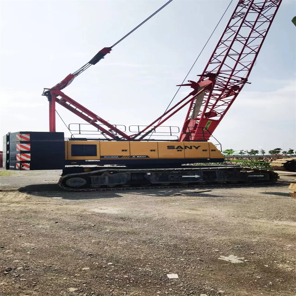 Sany 90T used  crawler crane sany  SCC900A year2018  very new machine beautiful machine good working condition