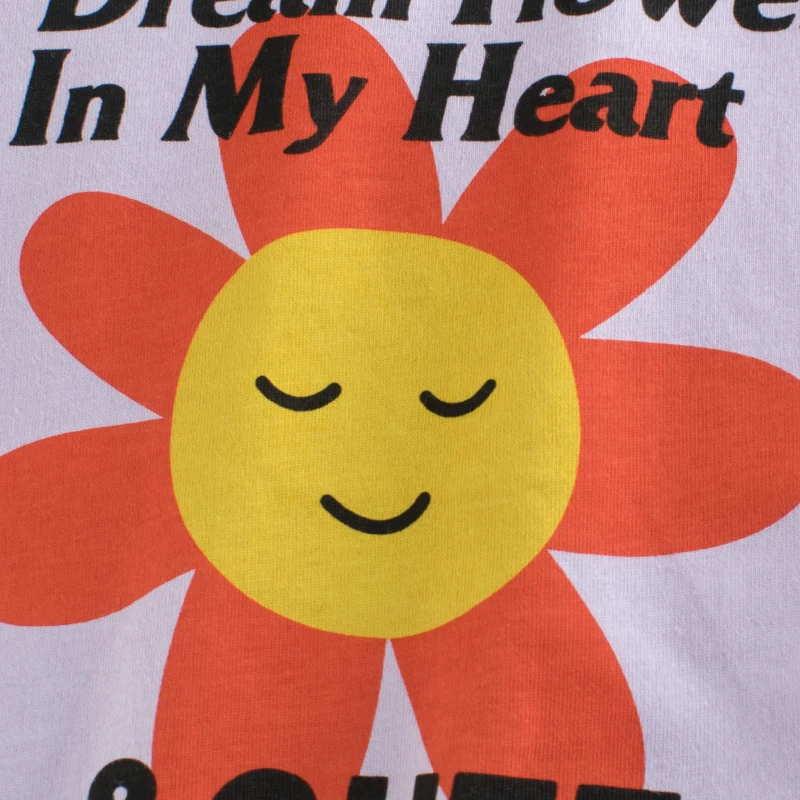 Modern Purple Children`s Clothing Kids Short Sleeve Girls T-Shirt for Summer