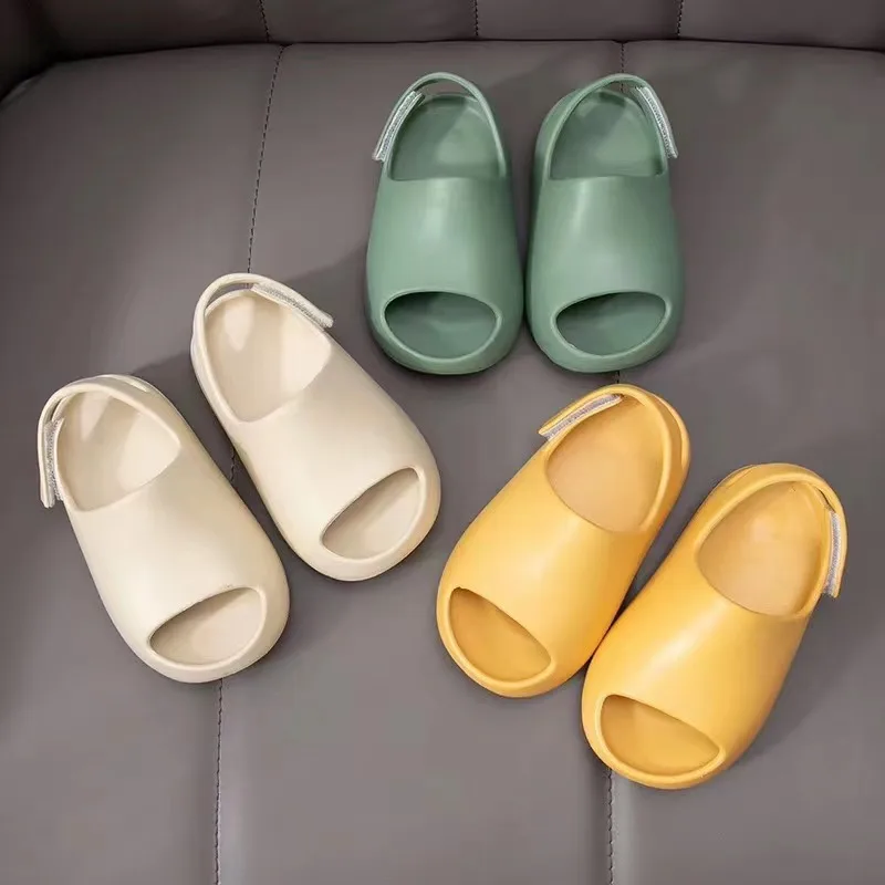 
Original High Quality Brand Custom Logo slide sandal vendor toddler kids yee sandals baby yee slides slippers 