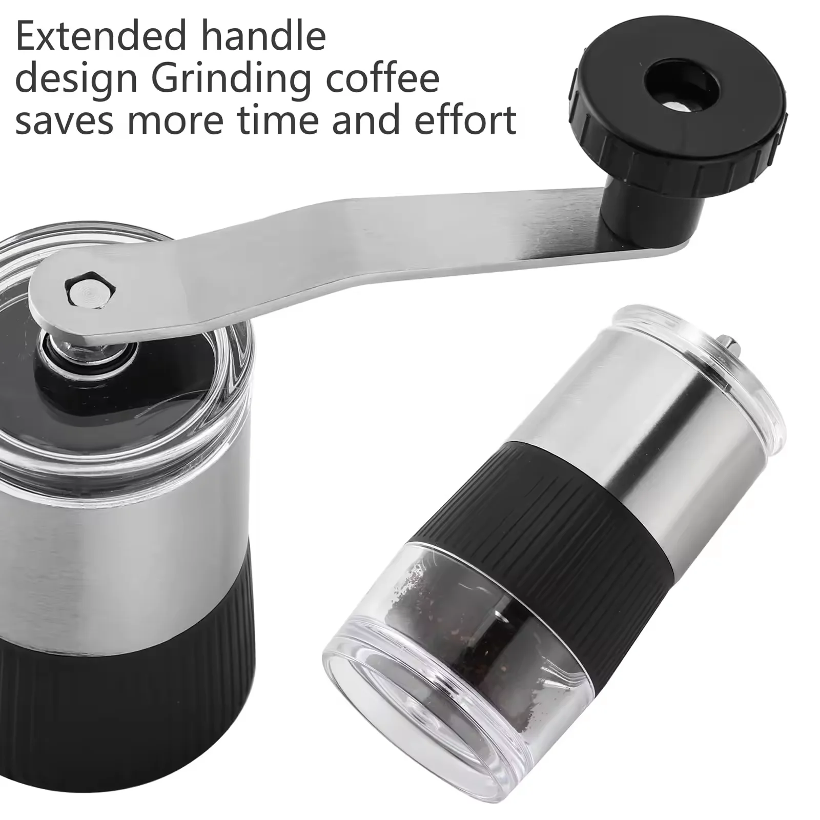 Mini Stainless Steel Manual Coffee Beans Mill With Adjustable Setting