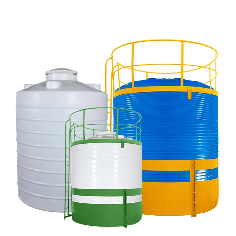 Thickened plastic water tower